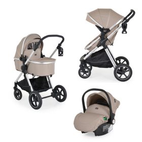Moni Alina 3 in 1 babakocsi -  bézs/seed pearl