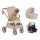Cangaroo Unique babakocsi 3 in 1 - bézs
