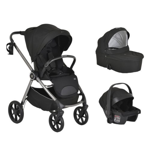 Cangaroo Unique babakocsi 3 in 1 - fekete
