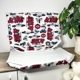   Bélelt lepedő bölcsis/ovis fektetőre 56×130 cm (óvodai derékalj) – Tűzoltóautós