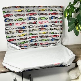   Bélelt lepedő bölcsis/ovis fektetőre 56×130 cm (óvodai derékalj) – Versenyautós
