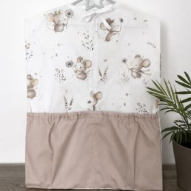 Ovis zsák – Pitypangos egérkés cappuccino zsebekkel