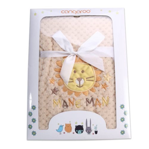 Cangaroo Freya babatakaró 80×110 cm – bézs oroszlános
