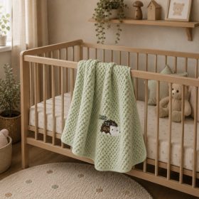 Cangaroo Freya babatakaró 80×110 cm – menta sünis