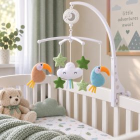 Cangaroo DREAMY zenélő forgó játék kiságyra – Tucan