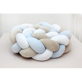   Scamp fonott rácsvédő 180 cm – tricolor - babakék/fehér/bézs