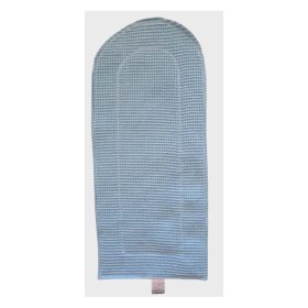   Waffle babafészek betét – kék, puha, légáteresztő és vízhatlan kialakítással a mindennapokra