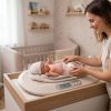 Cangaroo PEANUT digitális baba mérleg fehér – baba súly- és hosszmérő