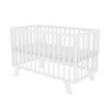 Timba Felix 60×120 cm járókává alakítható kiságy – fehér, 2 az 1-ben babaágy megoldás