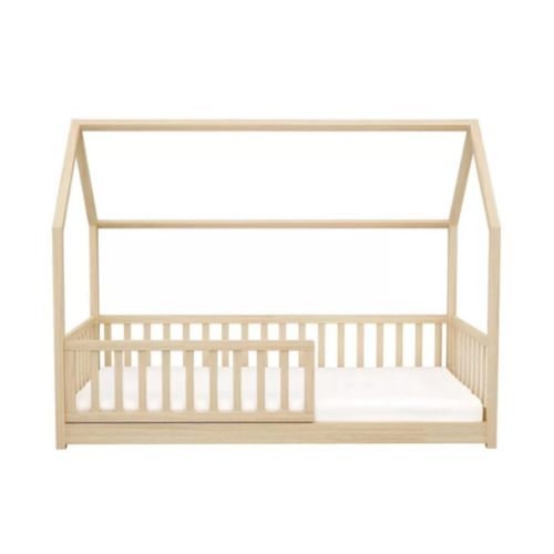 Timba házikóágy gyerekeknek, stabil fa ágy játékos házikó kialakítással