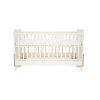 Timba Kloé 70×140 cm zárt végű, heverővé alakítható kiságy – krém/fűz, hosszú távú gyerekágy megoldás