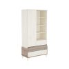 Timba Kloé szekrény – krém/fűz, tágas babaszoba tároló