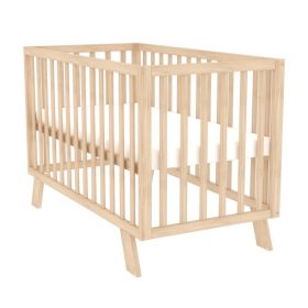   Timba Niki 60×120 cm járókává alakítható kiságy – borostyán, 2 az 1-ben babaágy megoldás