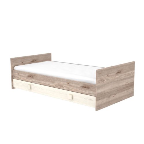 Timba Viki 70×140 cm heverővé alakítható kiságy ágyneműtartóval – krém/fűz, hosszú távú gyerekágy megoldás