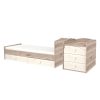 Timba Viki 70×120 cm kombinált kiságy 5 fiókkal – krém/fűz, pelenkázós és junior ággyá alakítható kivitel