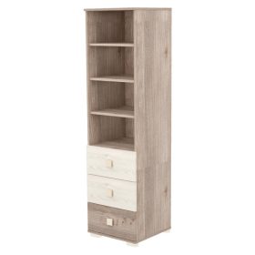   Timba Viki fiókos, polcos keskeny szekrény, helytakarékos babaszoba tároló