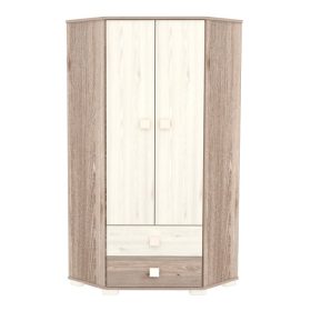   Timba Viki sarokszekrény – krém/fűz, helytakarékos babaszoba tároló