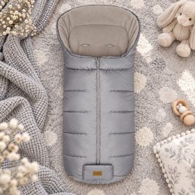 Fillikid Eco Big bundazsák babakocsiba – ezüstszürke
