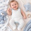 Baba rugdalózó New Baby Classic csillag mentakék - 68