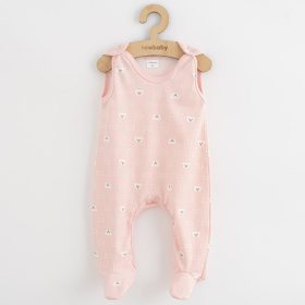 Baba rugdalózó New Baby Classic maci fehér/púder - 74
