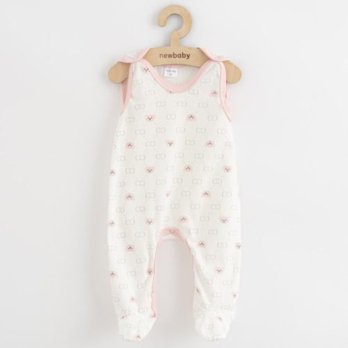 Baba rugdalózó New Baby Classic maci fehér - 74