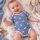 Body - rövid ujjas - kék nyuszi - 62-es
