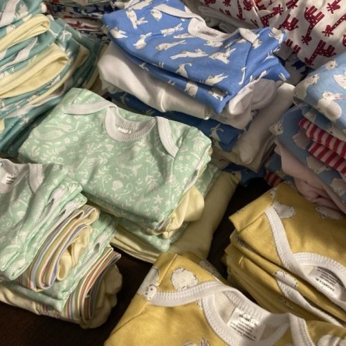 Body - hosszú ujjas - okker nyuszi - 62-es