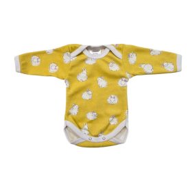 Body - hosszú ujjas - okker nyuszi - 80-as