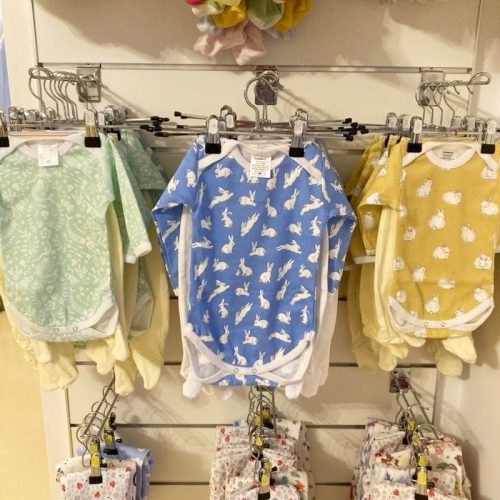 Body - hosszú ujjas - zöld ugró nyuszi - 74-es