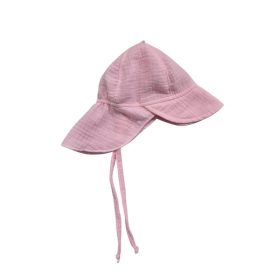 Szafari kalap - Nyári babasapka - rózsaszín - 40 cm-es