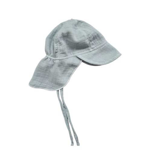 Szafari kalap - Nyári babasapka - szürke - 44 cm-es