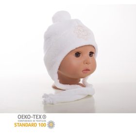 Wellsoft téli sapka - fehér - 48 cm-es