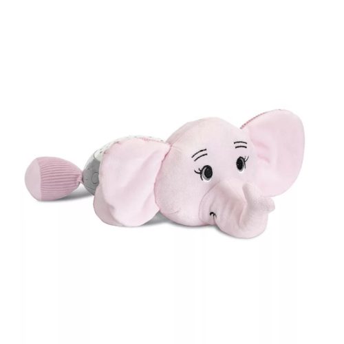 Lorelli Night Light éjszakai fény – Pink/Powder Elephant, zenélő plüss éjjeli lámpa babáknak