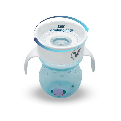 CANGAROO Cup 360as itatópohár 270ml, kék