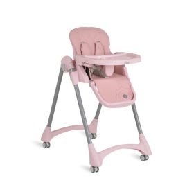   Moni Rico multifunkciós baba etetőszék – pink, összecsukható etetőszék