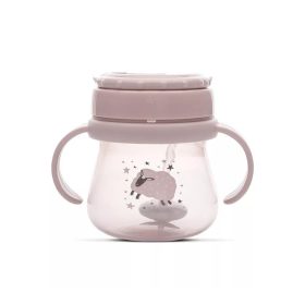 Lorelli Baby Care szívószálas itatópohár 250ml - Rose
