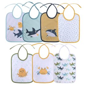   Lorelli Baby Care 7 darabos megkötős előke szett – fiúknak