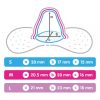 MAM bimbóvédő M méret 2 db – szilikon mellbimbóvédő szoptatáshoz 20 mm