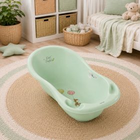   Fürdető kád 102 cm – erdei őzike mintával, zöld babakád