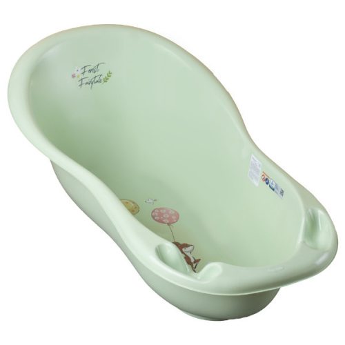 Fürdető kád 102 cm – erdei őzike mintával, zöld babakád