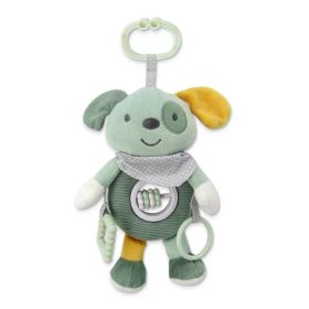 Lorelli Toys plüss csörgőjáték – zöld kutya