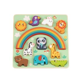   Fa 2in1 Balance Puzzle Állatos – Egyensúlyfejlesztő és kirakó fajáték