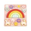 Fa 2in1 Balance Puzzle – Unicornis egyensúlyozó és kirakó fajáték