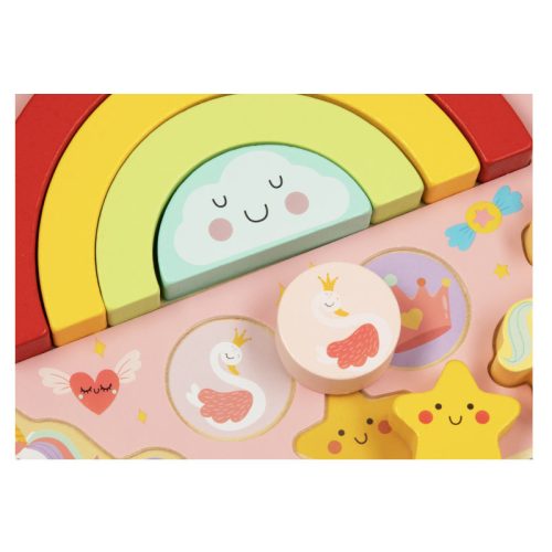 Fa 2in1 Balance Puzzle – Unicornis egyensúlyozó és kirakó fajáték