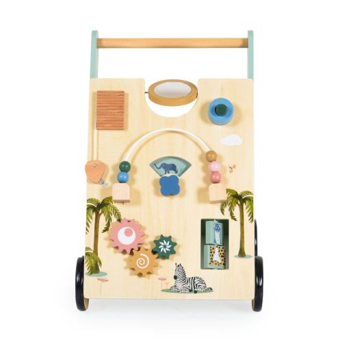 Moni Toys Lala pasztell fa járássegítő – 9 az 1-ben fejlesztő bébijárás tanuló játék