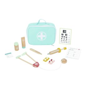   TOOKY Toy fa doktor szett kistáskában – szerepjáték orvosi készlet gyerekeknek