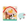 TOOKY Toy fa farm puzzle 7 db-os szett – készségfejlesztő kirakó játék babáknak