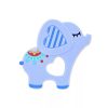 Baby Care szilikon rágóka – Elephant Lucky Blue