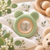Lorelli Maci szilikon és bükkfa rágóka – Fresh Green
