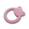 Lorelli Panda természetes szilikon rágóka – Deep Pink